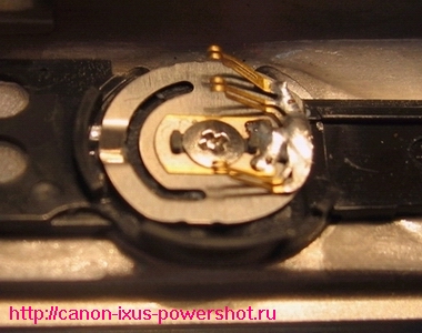 Canon Ixus 400..500 - переключатель режимов после ремонта